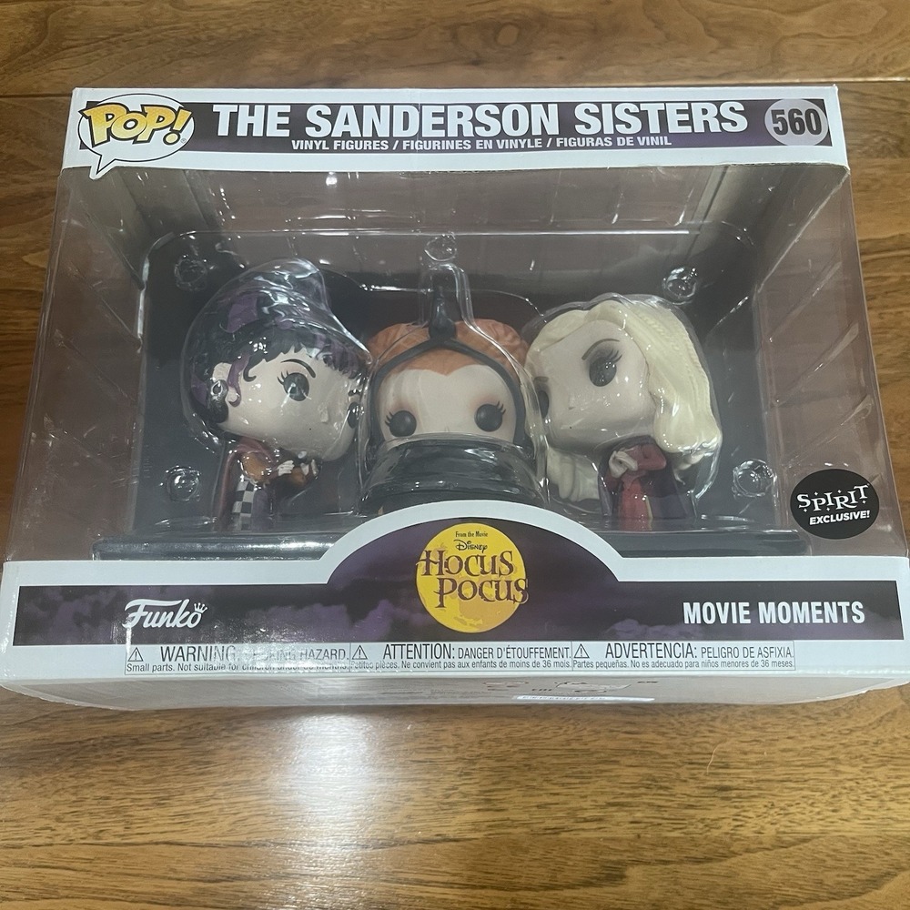Funko Pop‎ Hocus Pocus The Sanderson Sisters #560 Movie Moments Spirit Exclusive - Picture 2 of 7
